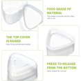 thumbnail image 2 of Moule à Riz Sushi 4 Pack, Moule à Riz Triangle Outils de Cuisson Diy, Antiadhésif (Transparent, triangle-L), 2 of 8
