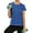 Blue #3, variant on Women's Plus Size T shirts Round Neck Blouses T-Shirts for Women Long/Short Sleeve Shirt Loose Tops Casual Casual Twist Tops Blouse for Womens S-XXL