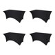 thumbnail image 1 of Mantel BRILLMAX de spandex negro de 6 pies para mesa rectangular, 1 of 7