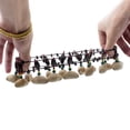 thumbnail image 2 of Yeacher Handmade Nuts Shell Bracelet Handbell for Djembe African Drum Conga Percussion Accessories, 2 of 8