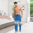 thumbnail image 7 of Evil Eyes Blue Ghost Pajama Pants, Men's Lounge Pants Light with Drawstring and Pockets, Christmas New Year Birthday Father's Day Gifts, Small, 7 of 7