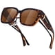 thumbnail image 1 of Gafas de Sol MEETSUN Polarizadas UV400 Marrón para Usar sobre Anteojos, 1 of 6