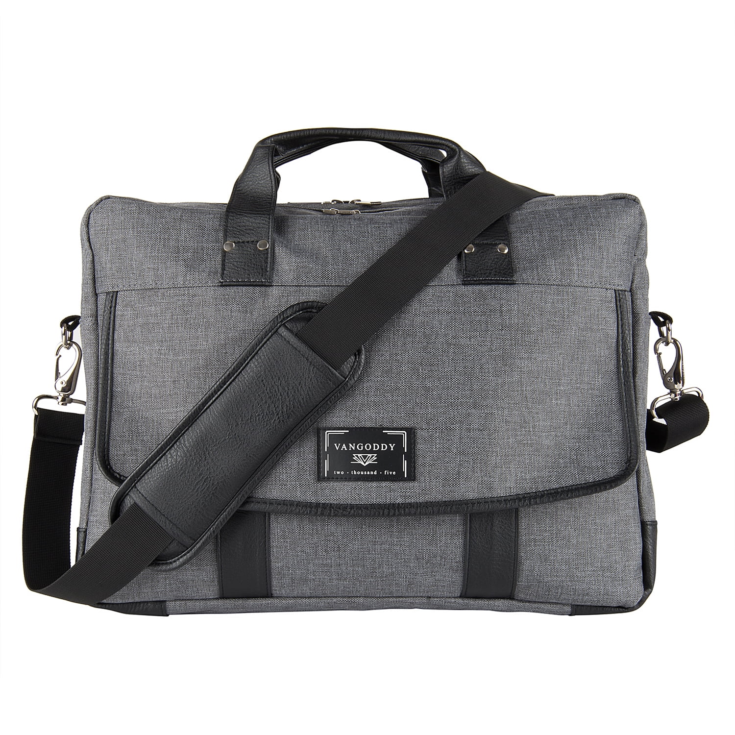 VANGODDY Chrono 13–14″ Professional Laptop Messenger Bag – Formal Briefcase Style, Padded Compartments, for Acer, Asus, Dell, MacBook, Surface & More
