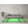 thumbnail image 3 of Ahgly Company Indoor Square Abstract Emerald Green Contemporary Area Rugs, 6' Square, 3 of 4