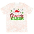 thumbnail image 3 of Inktastic Granny Claus with Christmas Santa Hat and Snowflakes T-Shirt, 3 of 5