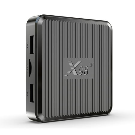 X98Q Android 10 Smart TV Box, 4K UHD, Dual-band WiFi, Remote Control