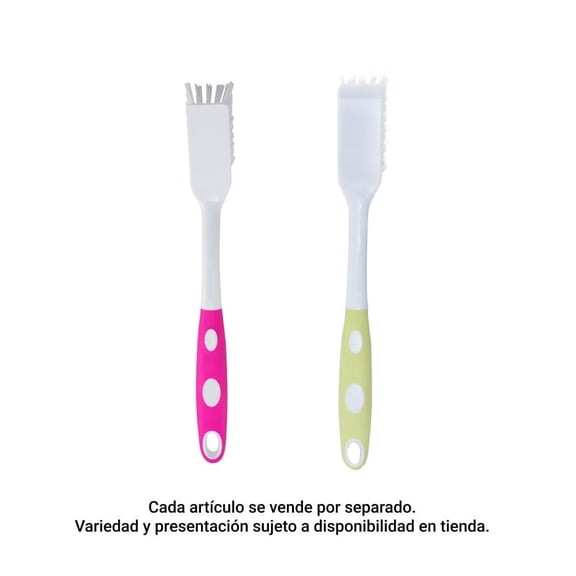 Cepillo cuadrado Great Value para trastes verde
