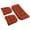 Cinnamon, variant on U-Shaped Spun Polyester Tufted Settee Cushion Set (Set of 3) - Cinnamon