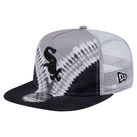 Men's New Era Chicago White Sox Tie-Dye Golfer Trucker Adjustable Hat