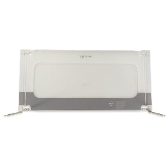 Kids Heroes Barandal para Cama de 150 cm de Ancho y Altura Ajustable entre 71 y 89 cm, Estructura y Malla Resistentes