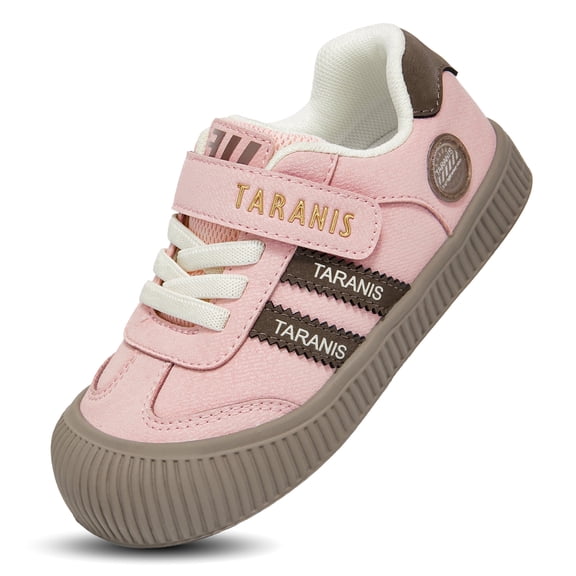 TARANIS Kids Toddler Sneakers for Girls Boys, Wide Toe Box Closed Toe Casual School Shoes