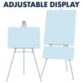 thumbnail image 4 of Quartet Aluminum Heavy Duty Display Easel, 66" Max. Height, Supports 45 Lbs., Silver, 4 of 8