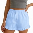 thumbnail image 2 of HAIJIE Women's Swim Shorts Stretchy High Waisted Beach Shorts Women's Shorts for Girlfriend Travel and Light Exercise, 2 of 6