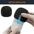 thumbnail image 7 of SOULWIT 2Pcs Microphones Pop Filter for Razer Seiren V3 Mini USB, Protective Mic Cover Windscreen Foam - Black, 7 of 7