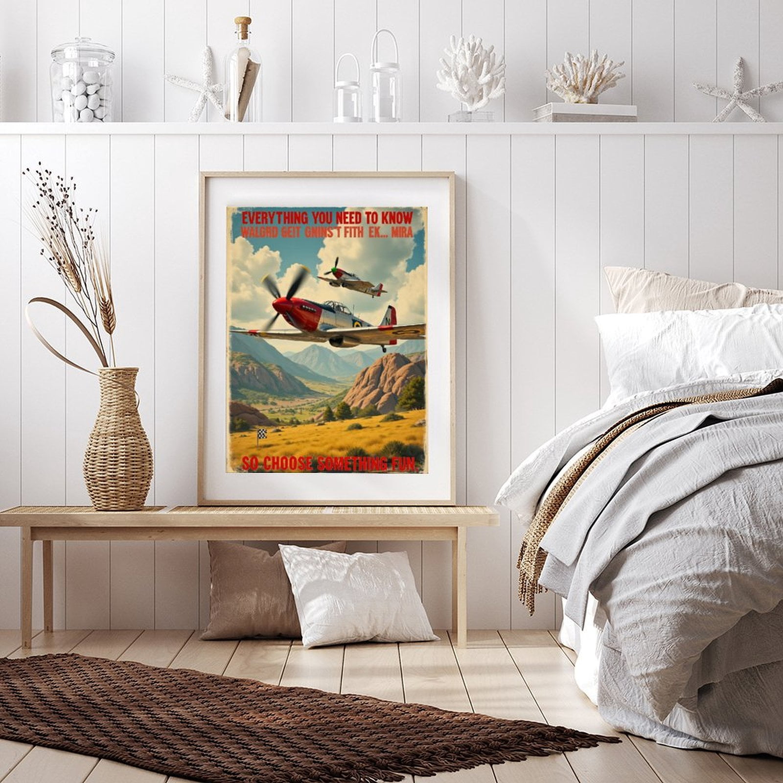 Diamond Art Kit for Adults, Two Vintage Airplanes Flying Scenery Diamond Painting for Adults Beginners, DIY Diamond Art Painting Kits, 5D Diamond Painting Crafts for Home Decor 12x16 Frameless