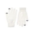 thumbnail image 3 of Time and Tru Women’s Beanie Hat, Gloves and Scarf Set, 3-Piece, One Size Fits Most, Winter White, 3 of 4