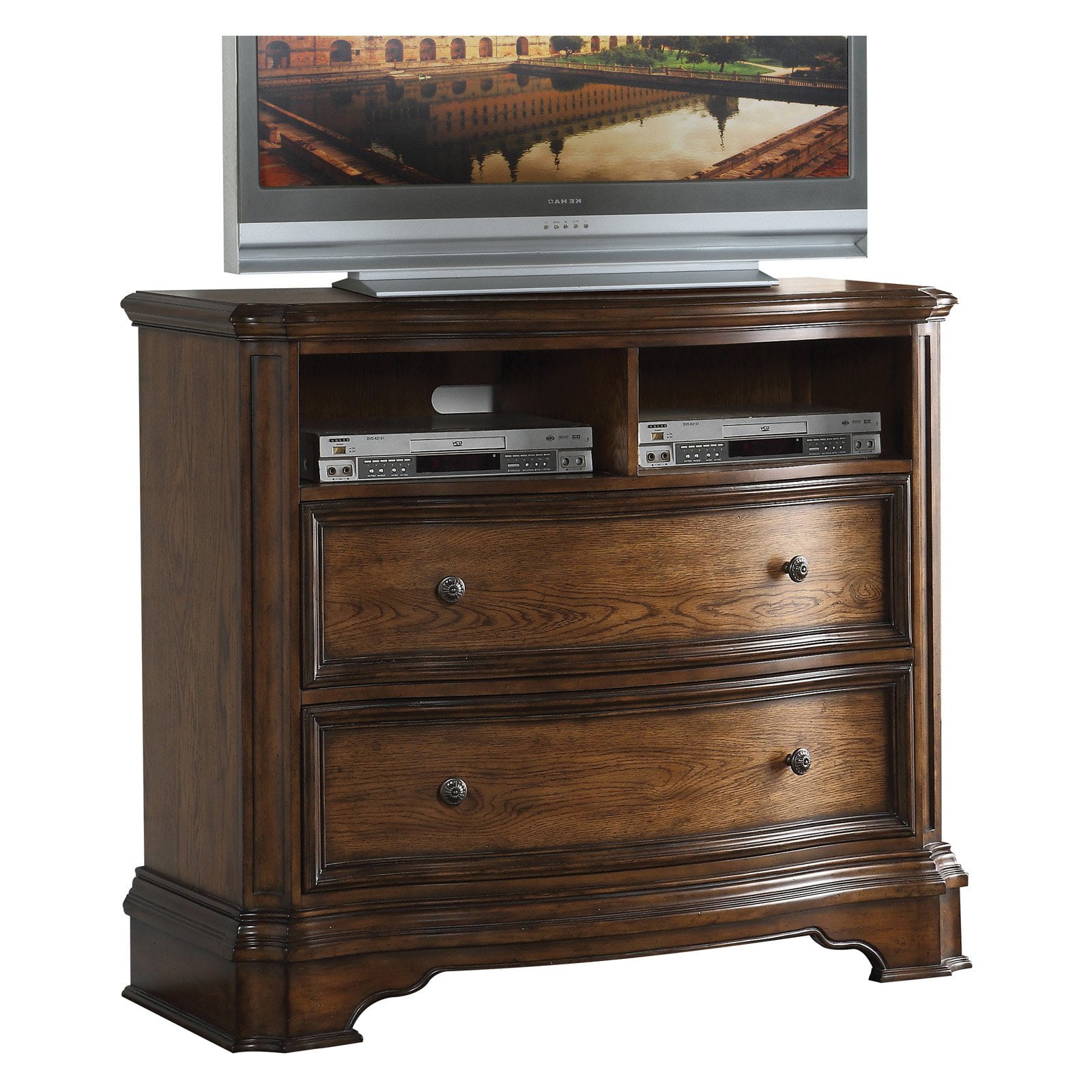 Acme Furniture Valletta Latte Oak Tv Console