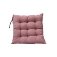 thumbnail image 1 of Yuarrent Cojín de asiento de lino Reemplazo cuadrado Verano PP Algodón Color sólido Indecolorable Hogar Oficina Sofá Cojín Accesorios Decoración del hogar Rosa, 1 of 6