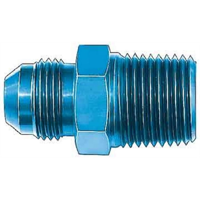 Aeroquip Fcm2010 Aluminio Anodizado Azul -12An Flare A Conector De Tubería Npt De 1/2"