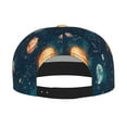 thumbnail image 2 of Hirioo Solar System And Planets for Baseball Cap Men Cap Flat Brim for Men Women Teens Adjustable Baseball Cap, 2 of 7