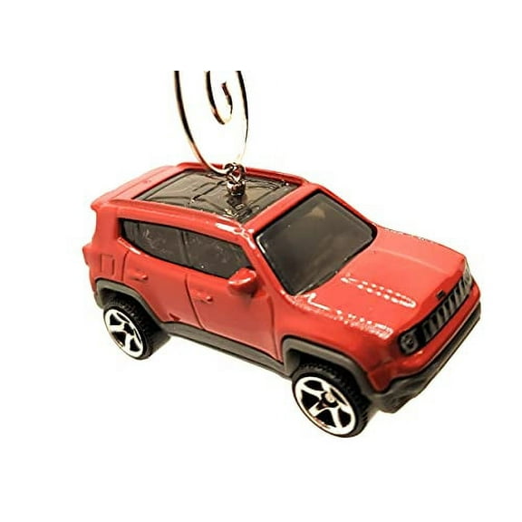 2019 Jeep Renegade Christmas Ornament 1:64 Red