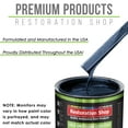thumbnail image 4 of Dark Midnight Blue Pearl Quart Kit Low VOC URETHANE BASECOAT Car Auto Paint Kit, 4 of 6