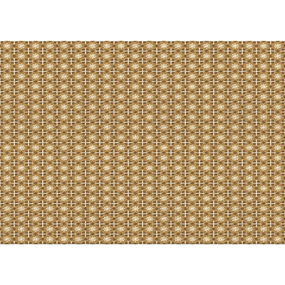 Ahgly Company Indoor Rectangle Patterned Dark Bisque Brown Area Rugs, 4' x 6'