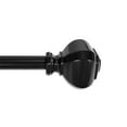 thumbnail image 3 of UTOPIA ALLEY Wall Mounted 3/4 Inch Curtain Rod - Curtain Rods For Windows 28 to 48 Inch, Adjustable Drapery Rods, Black Curtain Rods, Bedroom Curtain Rods, Tapestry Poles (Black, 28"-48"), 3 of 8