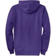 thumbnail image 2 of Joe's USA Full Zipper Hoodies - Hooded Sweatshirts Size 3XL, Purple, 2 of 2