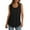 Black, variant on XFLWAM Womens Tank Tops Crewneck Sleeveless Cami Shirts Loose Fit Casual Summer Blouses for Women