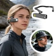 thumbnail image 1 of Ear Worn Motion Sensor Headlamp Adjustable Lightweight Headlight for Work Camping Running and Multifunctional Use, 1 of 6