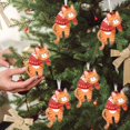 thumbnail image 3 of Xihbxyly Colgantes para Árbol de Navidad, Adorno Artesanal de Acrílico, Diseño Original, Decoración Festiva, Ideal para Fiestas, Ligero y Duradero, Ideal para Colgar En El Árbol o La Pared, Idea de R, 3 of 5