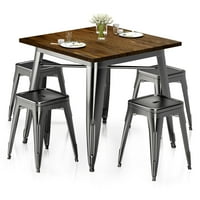 Vipek Outdoor Metal Bar Stools Walmart Com
