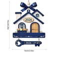 thumbnail image 3 of New Home Ornament 2026, New Home Gifts, Housewarming Presents, New House Gift, Welcome Home Gift, First Home Gifts, Home Sweet Home Decor, 4x4 inch, Housewarming Gift Presents, Wooden Home Ornament, 3 of 6