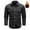 c01Black, variant on LNWUY Men's Shirt Jacket Shacket with Flannel Lined Casual Snap Button Overshirt Western Cowboy Jackets Fall Outdoor Clothing #Green L