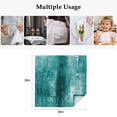thumbnail image 4 of Teal Cloth Napkins, Retro Oil Painting Modern Abstract Art Aesthetics Washable and Reusable Dinner Napkins Set of 6, Table Napkin for Kitchen Party Birthday Wedding Hotel Housewarming 20"x20", 4 of 8