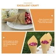 120pcs Wedding Confetti Petal Kraft Paper Flower Cones Confetti Cones