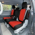 thumbnail image 6 of For 2018–2023 Honda Odyssey FH Group Neoprene Custom Fit Waterproof Car Seat Covers - 2nd Row Red, 6 of 6