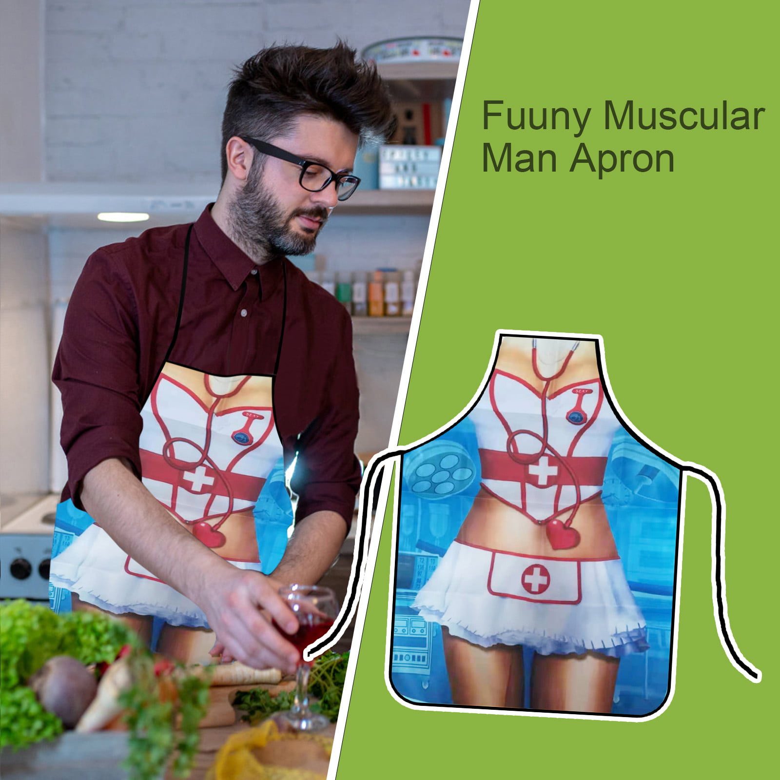 This Is What Awesome Husband Funny Novelty Apron Kitchen Cooking 