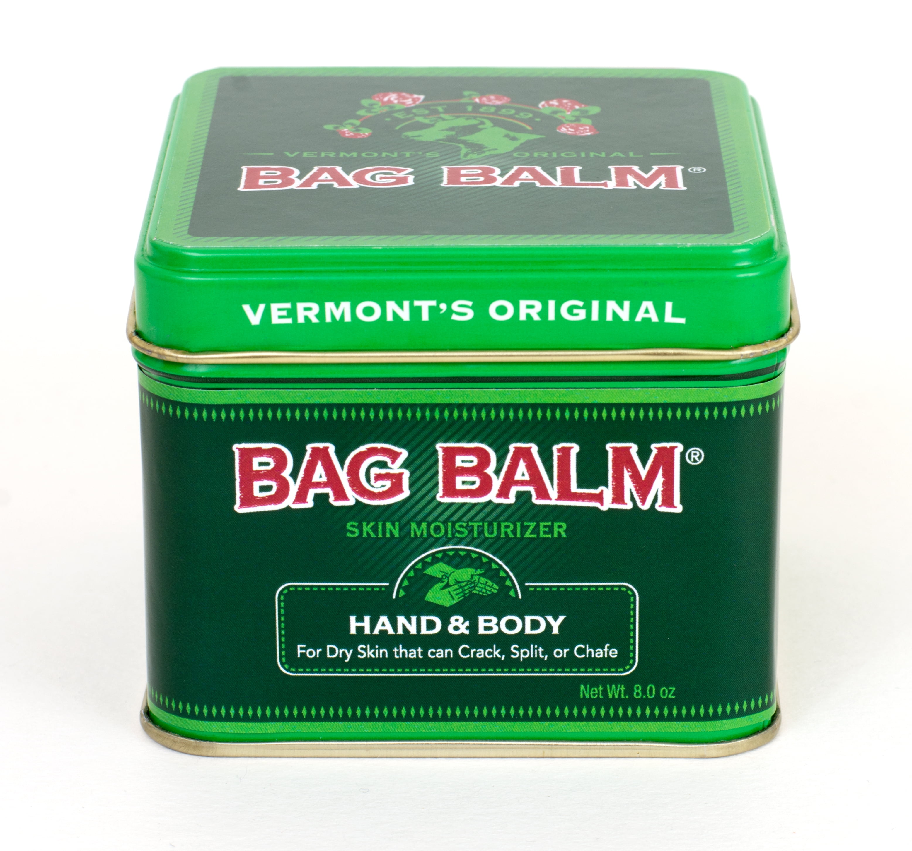 Bag Balm Vermont S Original Skin Moisturizer Moisturizing Ointment For Dry Skin 8 Ounce Tin Walmart Com