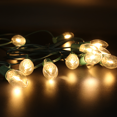 thumbnail image 4 of 3-in-1 Electric C9 LED Christmas String Lights With Clips, 40-Light 61FT Pathway Lights With 7.5'' Tall Ground Stakes,Walkway Lights For Roof Christmas Tree Yard Sidewalk Decorations, Warm, 4 of 10