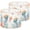 Color 4, variant on Linen Drum Lamp Shades Blue Ocean Coral Starfish Seashells Fish Coastal 13" x 13" x 10" Lampshade for Table Lamps Floor Lamps Lamp Shade Replacement Easy Assembly Required