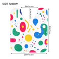 thumbnail image 5 of Yayeee Bath Rug for Bathroom Floor Non Slip Contour Fluffy Soft Absorbent Mat, 20"x24", Colorful Round, 5 of 7