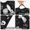 thumbnail image 6 of Cat and Skull Gothic Pattern Teens Toddler Nap Mat with Pillow, Sleeping Mat Bag for Preschool Daycare 59"x22", 6 of 6