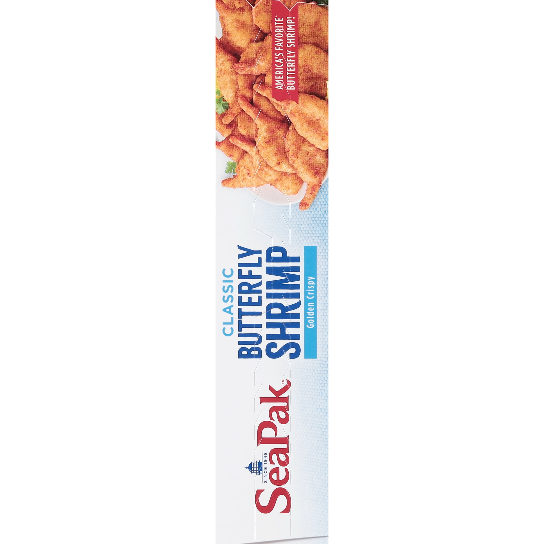 SeaPak Crispy Breaded Butterfly Shrimp, Easy to Bake, 18 oz, BAP Certified (Frozen)