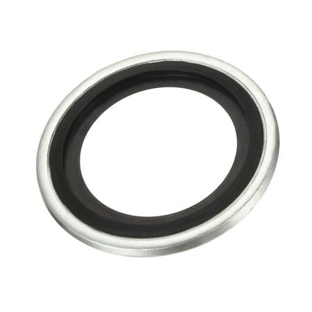

Uxcell M22 29.8x22.7x2mm Carbon Steel Nitrile Rubber Bonded Sealing Washers 12 Pack