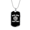 Military Chain (Gold), variant on Real Men Fight Fires Dog Tag Necklace Stainless Steel 24" Chain Silver Tone or Gold Tone