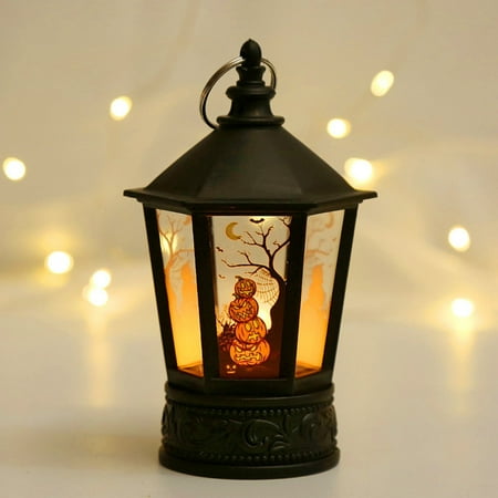 

Beneky Night Light Clearance! Halloween Jack O Hand Lamp Led Electronic Candle Christmas Festive Atmosphere Decoration Supplies Wind Lamp Candlestick Decoration Halloween Pagoda Night Light Pumpkin