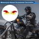 thumbnail image 3 of Accesorios de Casco de Motocicleta Decoración Cuernos Demonios Rojos con Pelusa Amarilla para Cascos de Motocicleta Bicicleta Esquí Stickers Rojos Amarillos 1 Juego, 3 of 6