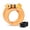 Orange, variant on BUCKLOS 4-Digit Resettable Bike Cable Lock, 135cm/4.4ft Steel Cable Anti-Theft Bicycle Lock with Cute Fish Head Design, Portable Combination Lock with Mount Bracket for Bikes, Scooters, Outdoor Use